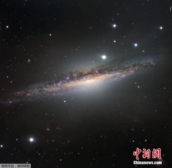資料圖：鯨魚座NGC1055星系