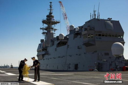 日本海上自衛隊最大艦艇“出云”號護衛艦