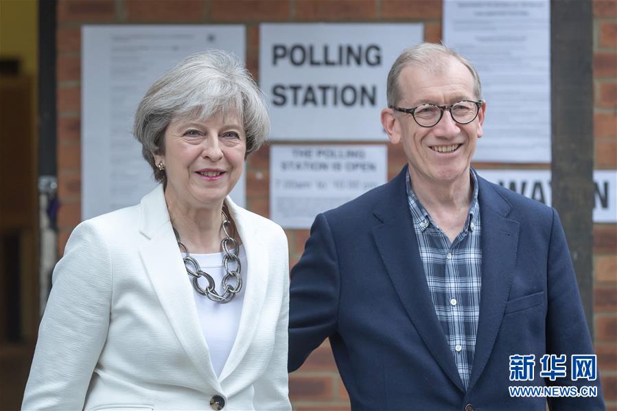 （國際）（2）英國首相特雷莎·梅為大選投票