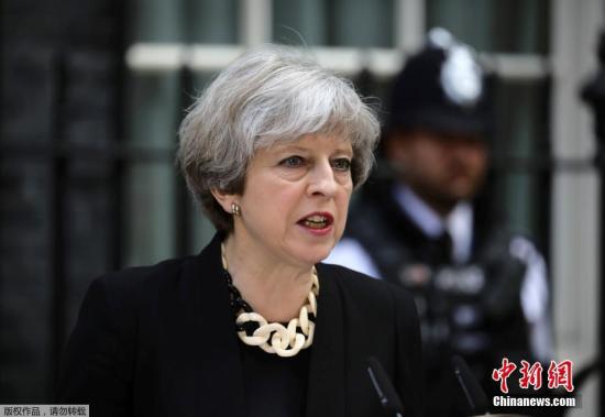 資料圖：英國首相特蕾莎·梅。