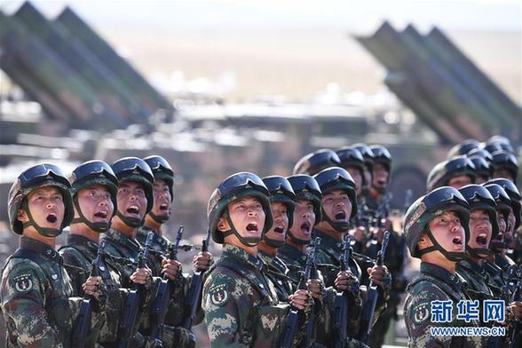 （建軍90周年閱兵）（70）慶祝中國人民解放軍建軍90周年閱兵舉行