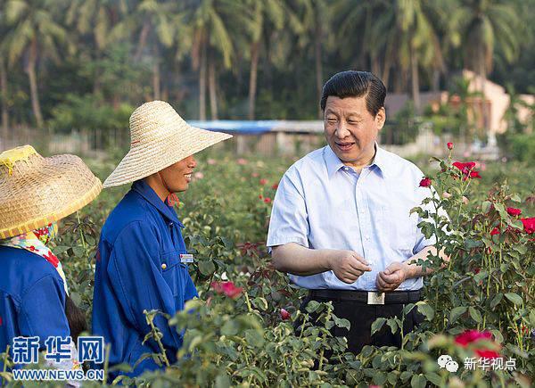 2013年4月，習(xí)近平在海南考察。新華社記者李學(xué)仁攝