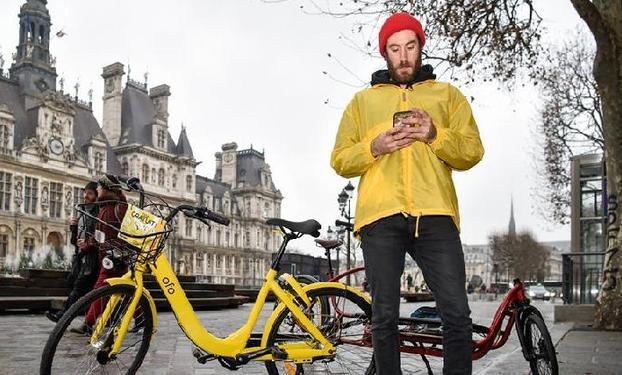 （國際）（2）法國巴黎：OFO“小黃車”助力市民綠色出行