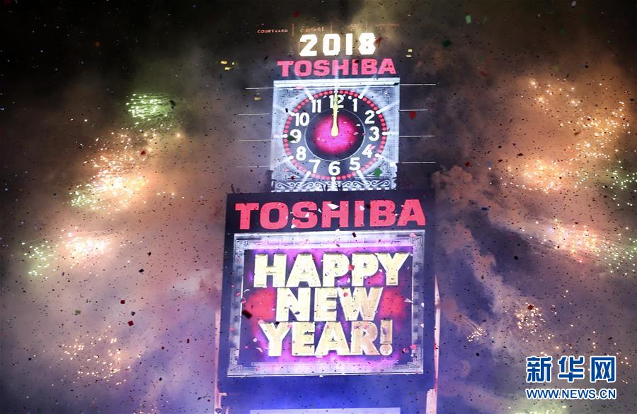 （國(guó)際）（4）紐約時(shí)報(bào)廣場(chǎng)迎新年