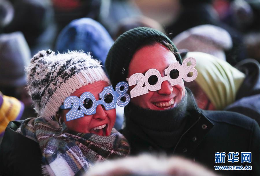 （國際）（3）紐約時報廣場迎新年
