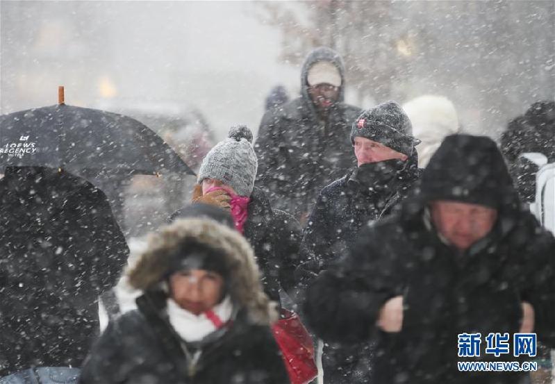 (國際)(7)美國東北部暴風雪肆虐 紐約州多地進入緊急狀態
