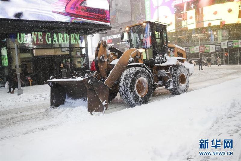 (國際)(5)美國東北部暴風雪肆虐 紐約州多地進入緊急狀態