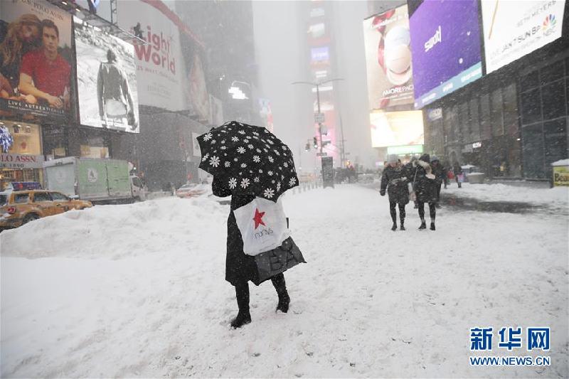 (國際)(3)美國東北部暴風雪肆虐 紐約州多地進入緊急狀態