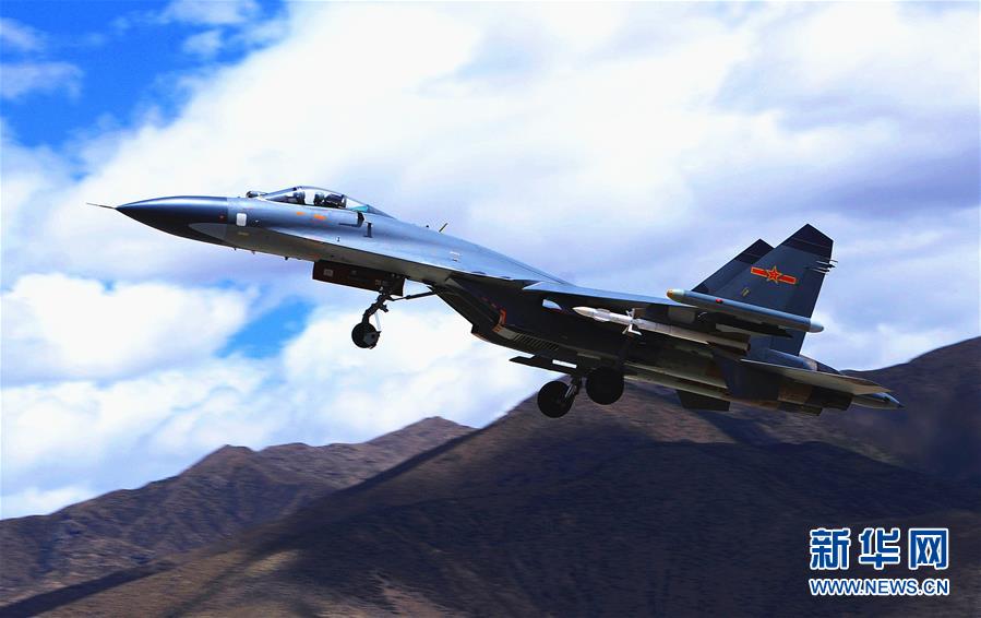 （圖文互動）（2）中國空軍殲-20等多型新機實戰實訓制勝空天