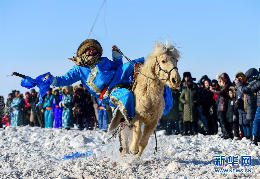(社會)(6)銀色冰雪那達慕 展示草原馬文化