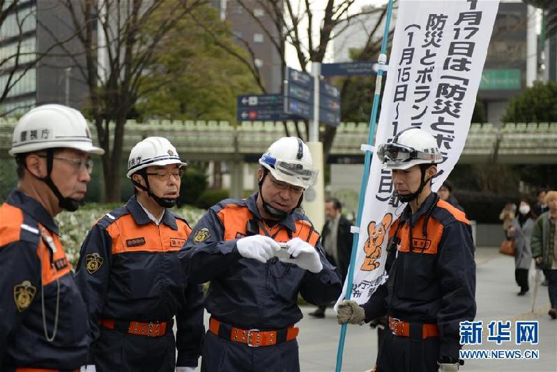 （國際·圖文互動）（1）通訊：祈禱，更演練——日本各地紀念阪神大地震23周年