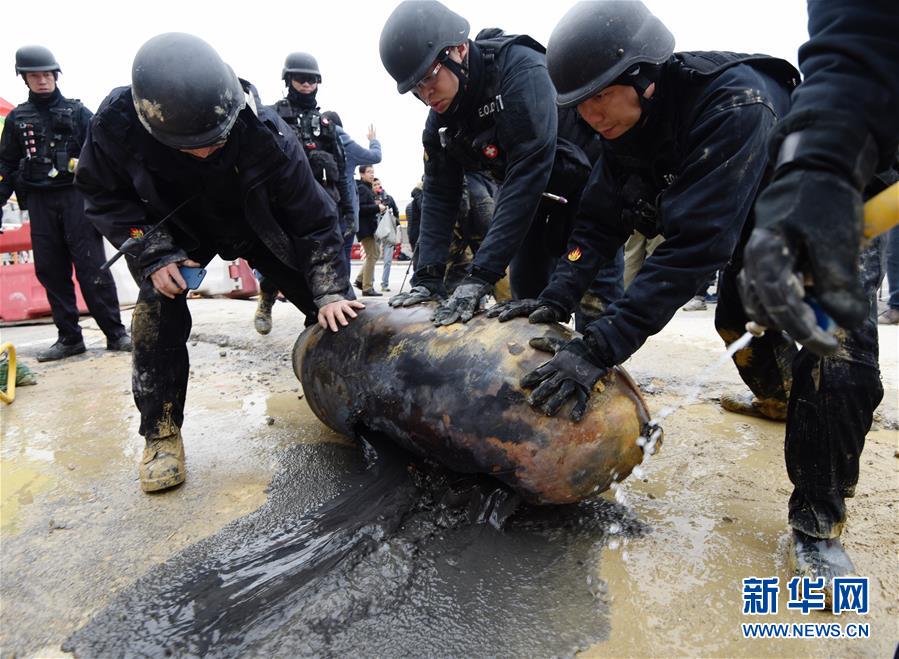 (圖文互動)(2)香港警方24小時成功解除灣仔第二枚戰時炸彈