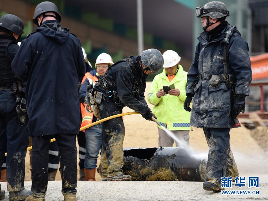 (圖文互動)(4)香港警方24小時成功解除灣仔第二枚戰時炸彈