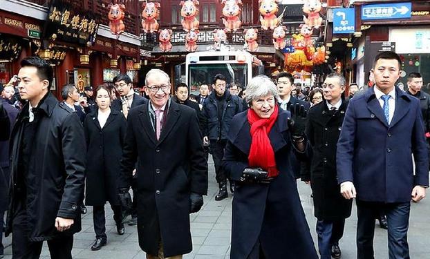 （XHDW）（2）英國首相特雷莎·梅參觀上海豫園