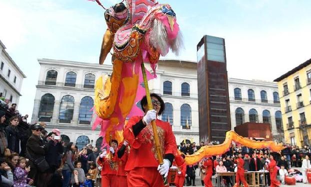 （國際）（5）馬德里舉行中國文化“快閃”文藝表演
