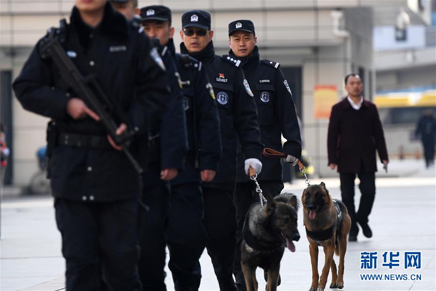 (新春走基層)(3)警犬“虎子”的新春第一班崗