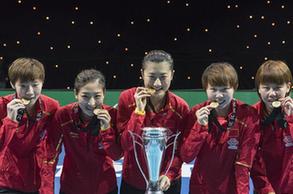 （體育）（3）乒乓球——團體世界杯：中國女隊奪冠
