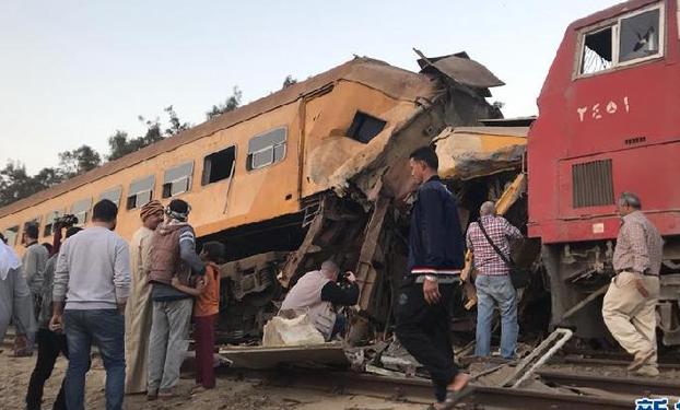 （國際）（3）埃及北部火車相撞造成至少16人死亡