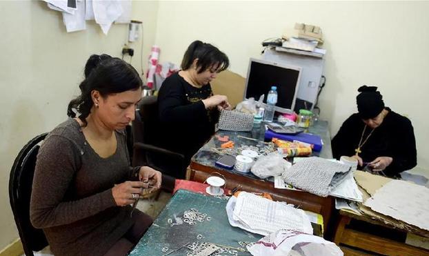 （國際）（4）巧手煥新生：探訪開羅“垃圾山”上的女子手工作坊