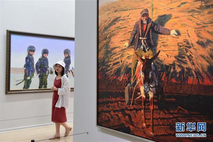 （文化）（1）第六屆全國青年美術作品展覽亮相中國美術館