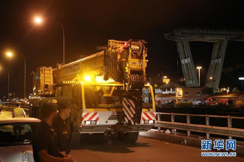 （國際）（5）意大利發生公路橋垮塌事故 至少20人死亡