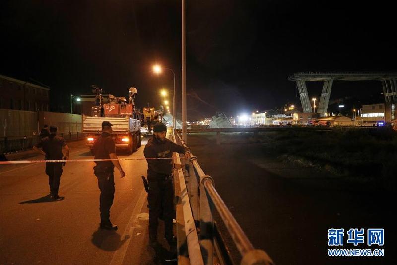 （國際）（7）意大利發生公路橋垮塌事故 至少20人死亡
