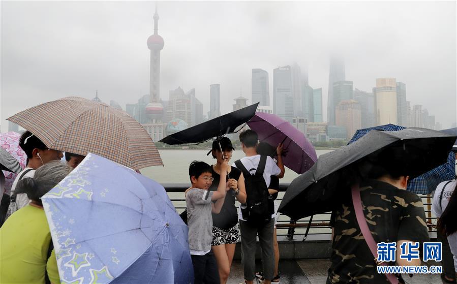 （環境）（2）臺風“溫比亞”在上海登陸