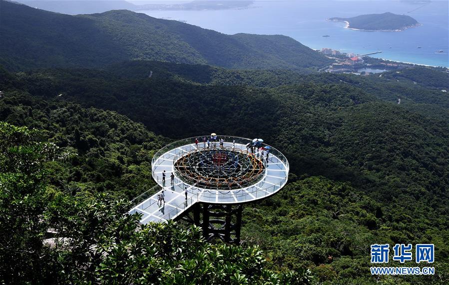(社會)(3)三亞海景玻璃棧道迎客