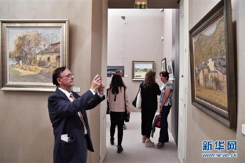 （XHDW）（1）“古堰畫鄉——浙江特色小鎮海外推廣展”在巴黎開幕