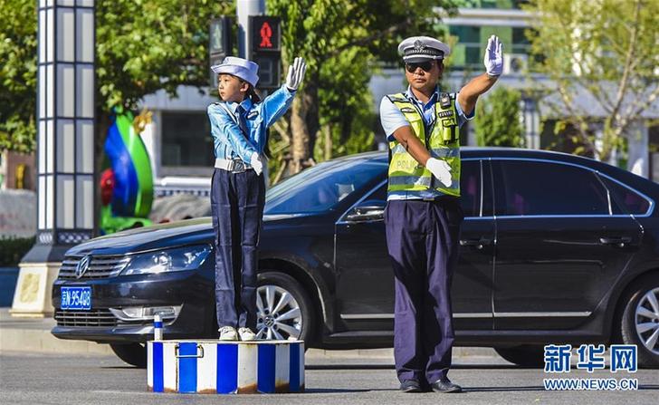 （教育）（1）河北文安開展“小交警”體驗活動