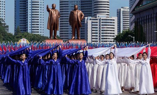 （國際）（1）朝鮮舉行閱兵集會慶祝建國70周年