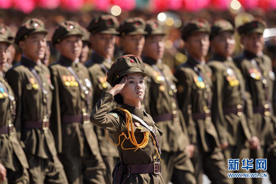 （國際）（18）朝鮮舉行閱兵集會慶祝建國70周年