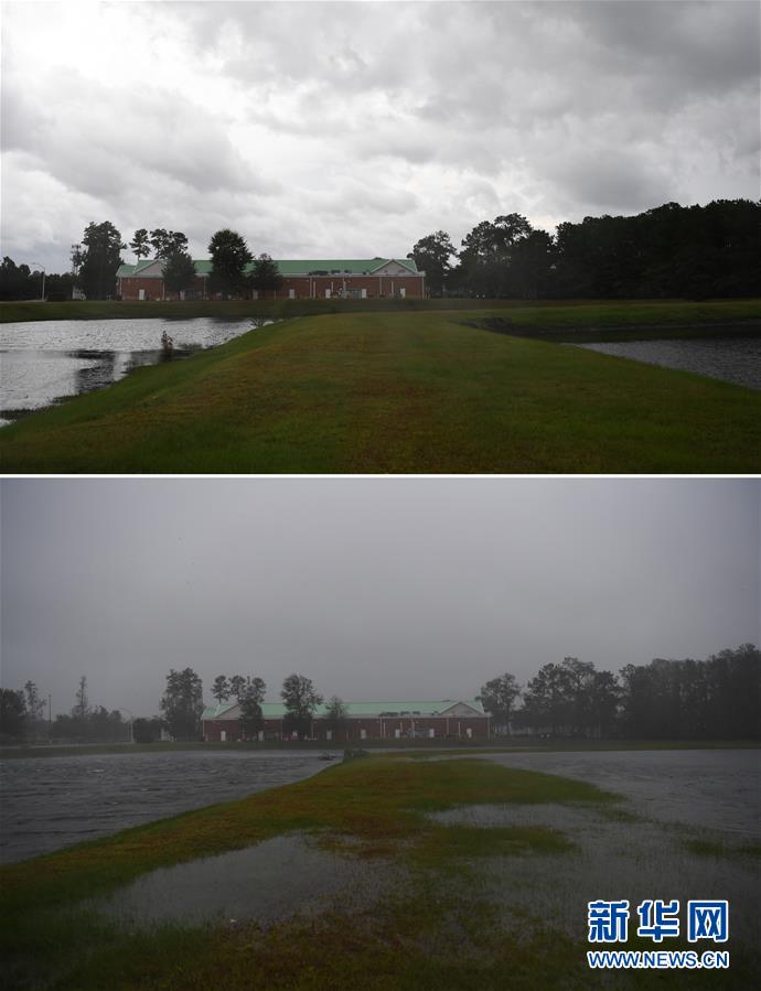 （國際）（2）颶風“弗洛倫斯”帶來強烈暴風雨