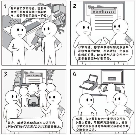 2018國家網絡安全宣傳周系列動漫⑤盤點極易泄露信息的不良習慣，很多人都曾這么粗心