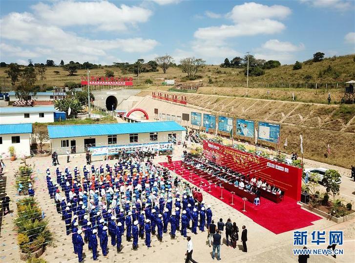 （國際·圖文互動）（3）中企承建東非最長鐵路隧道在肯尼亞貫通