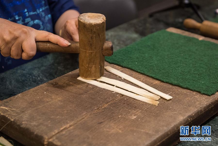 (國際·圖文互動)(10)通訊:尼羅河的禮物——莎草畫