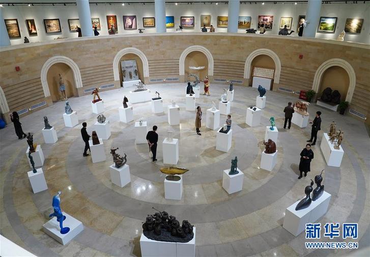 （文化）（4）近500件油畫雕塑作品亮相第七屆“高原展”
