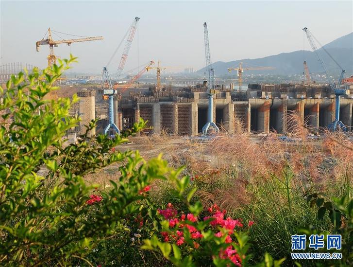 (經濟)(5)大藤峽水利樞紐工程建設正酣