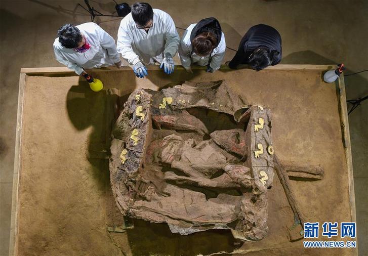 (圖文互動)(3)河北行唐故郡東周時期“豪車”展露真容