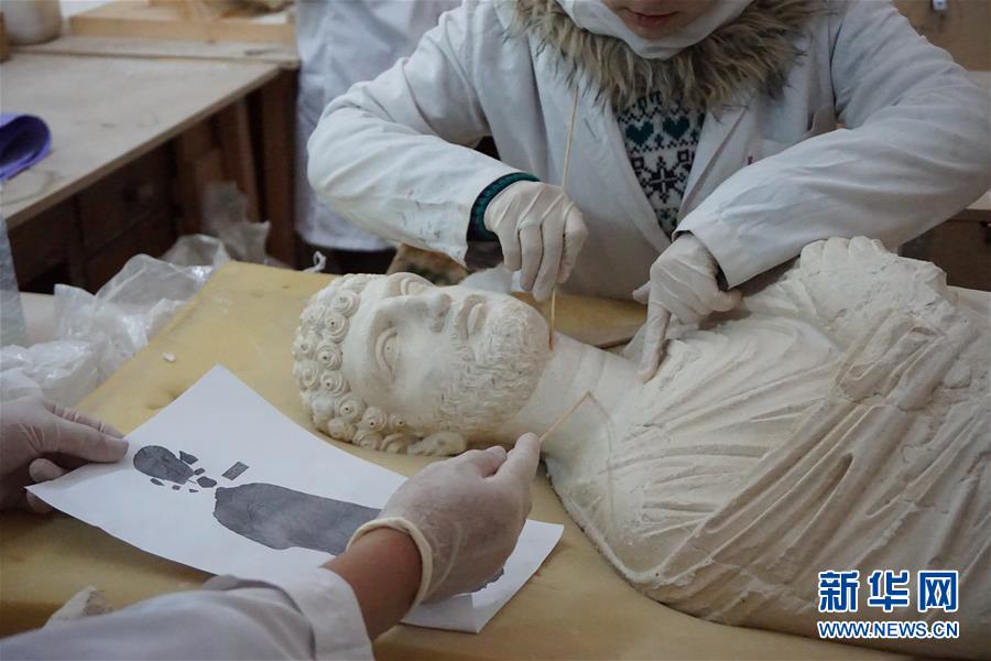 （國際·圖文互動）（3）特寫：“修好了，我帶你們回家”——記敘利亞文物修復師朱馬