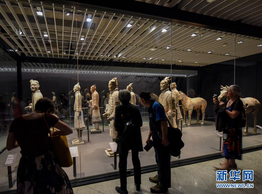 （國際）（5）“秦始皇兵馬俑：永恒的守衛(wèi)”展覽在新西蘭國家博物館舉行預(yù)展