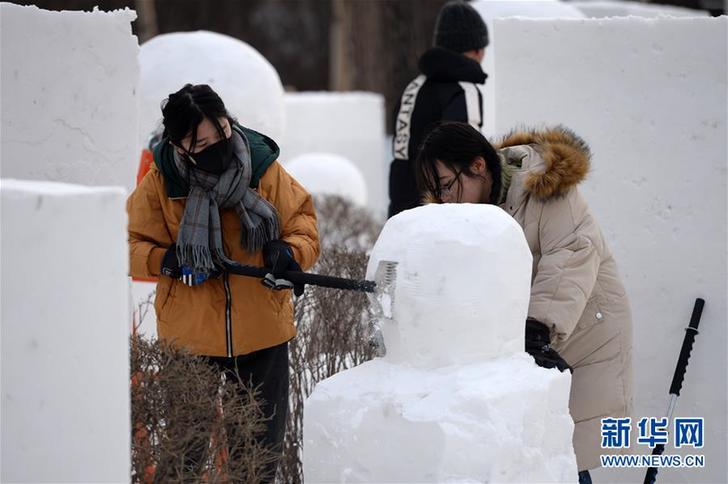 (社會)(2)松花江畔開建冰雪景觀