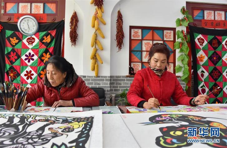 (圖文互動)(2)“畫出心,畫出情,畫出美好新生活”——西安農民畫繪出40年喜樂盼