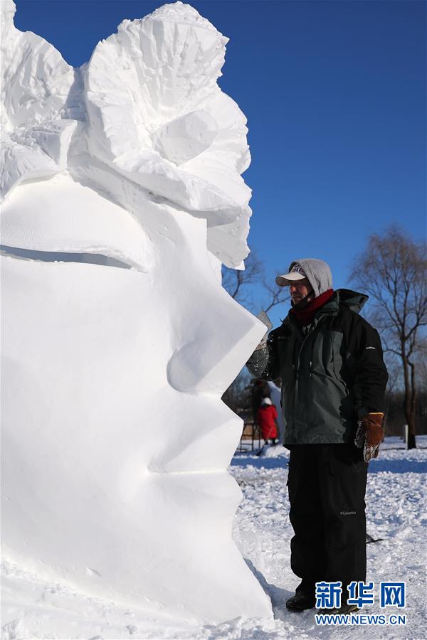 （文化）（6）全國雪雕賽：巧奪天工展技藝