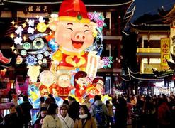 （社會）（1）2019豫園新春民俗藝術燈會亮燈