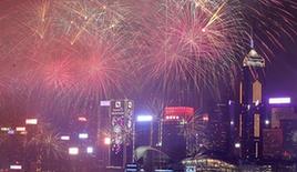 （XHDW）（2）香港舉行賀歲煙花匯演