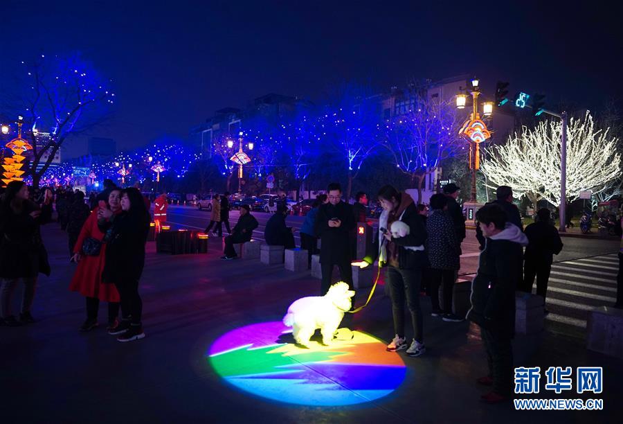 (社會)(6)西安夜景璀璨慶佳節
