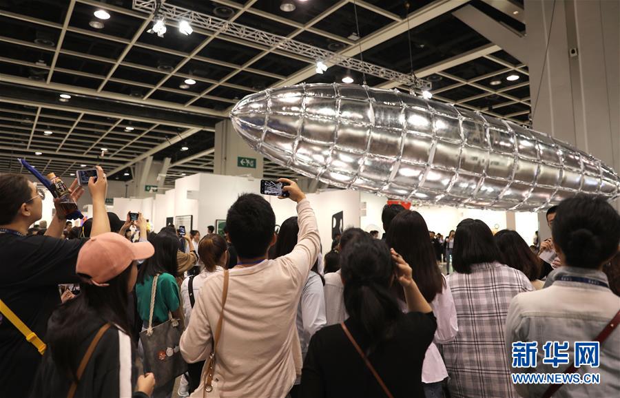 （圖文互動）（3）香港巴塞爾藝術展創紀錄吸引8.8萬名訪客