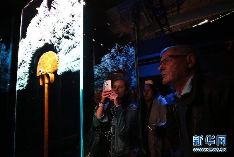 （國際）（9）法國觀眾熱捧圖坦卡蒙墓葬展