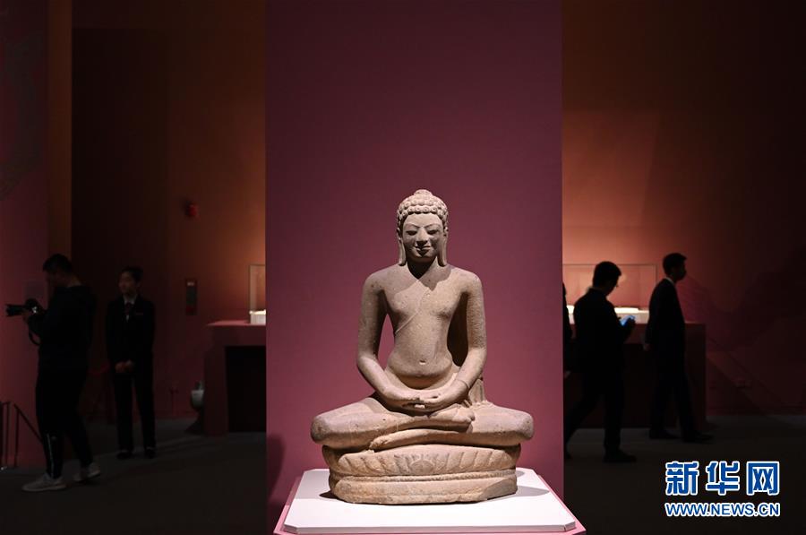 （文化）（5）絲綢之路國家博物館文物精品展在京開幕